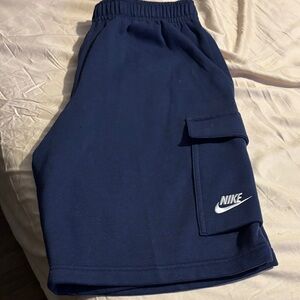 Nike navy Athletic Shorts men's small NWT